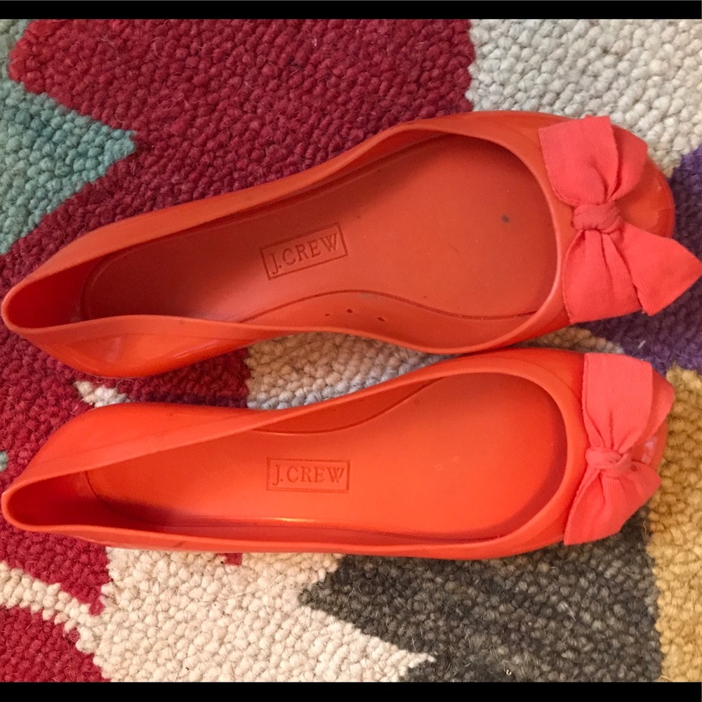 ✨ J. Crew Jelly Rain Flats ✨